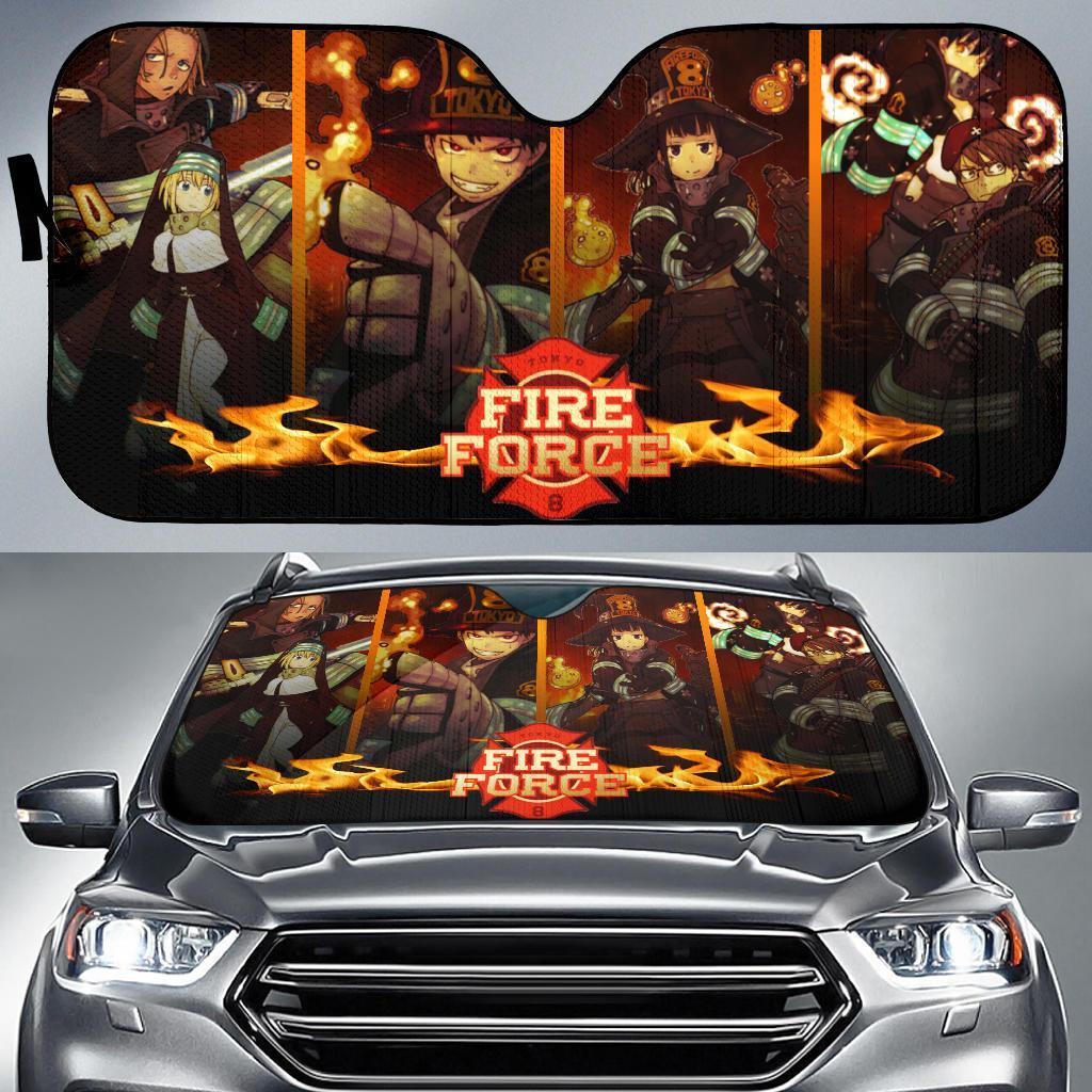 Fire Force Cool Company Car Sun Shades Anime Fan Gift T042020 | US ...