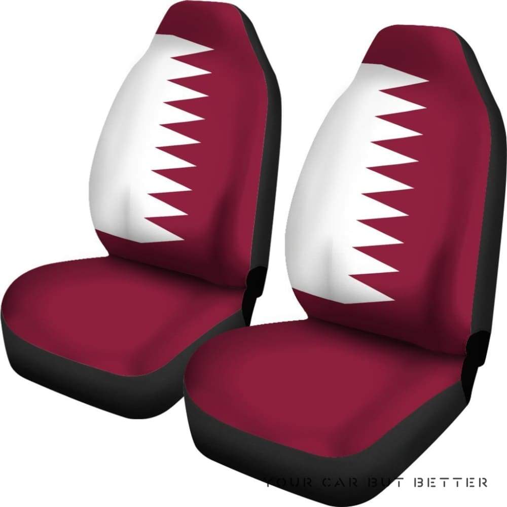 Qatar Car Seat Covers Original Flag | US BestChoosing