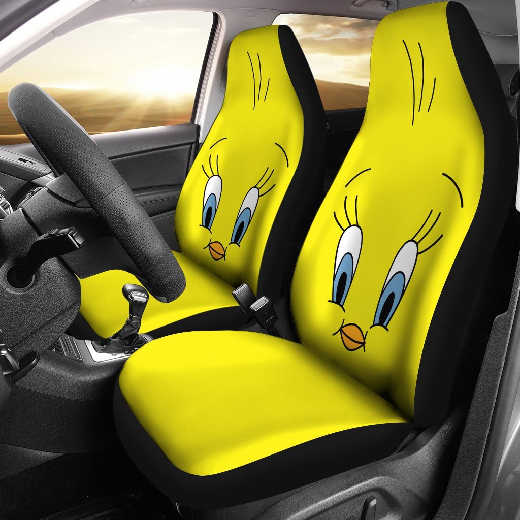 Looney Tunes Tweety Bird Seat Covers for Car & SUV Full Set Auto Accessories