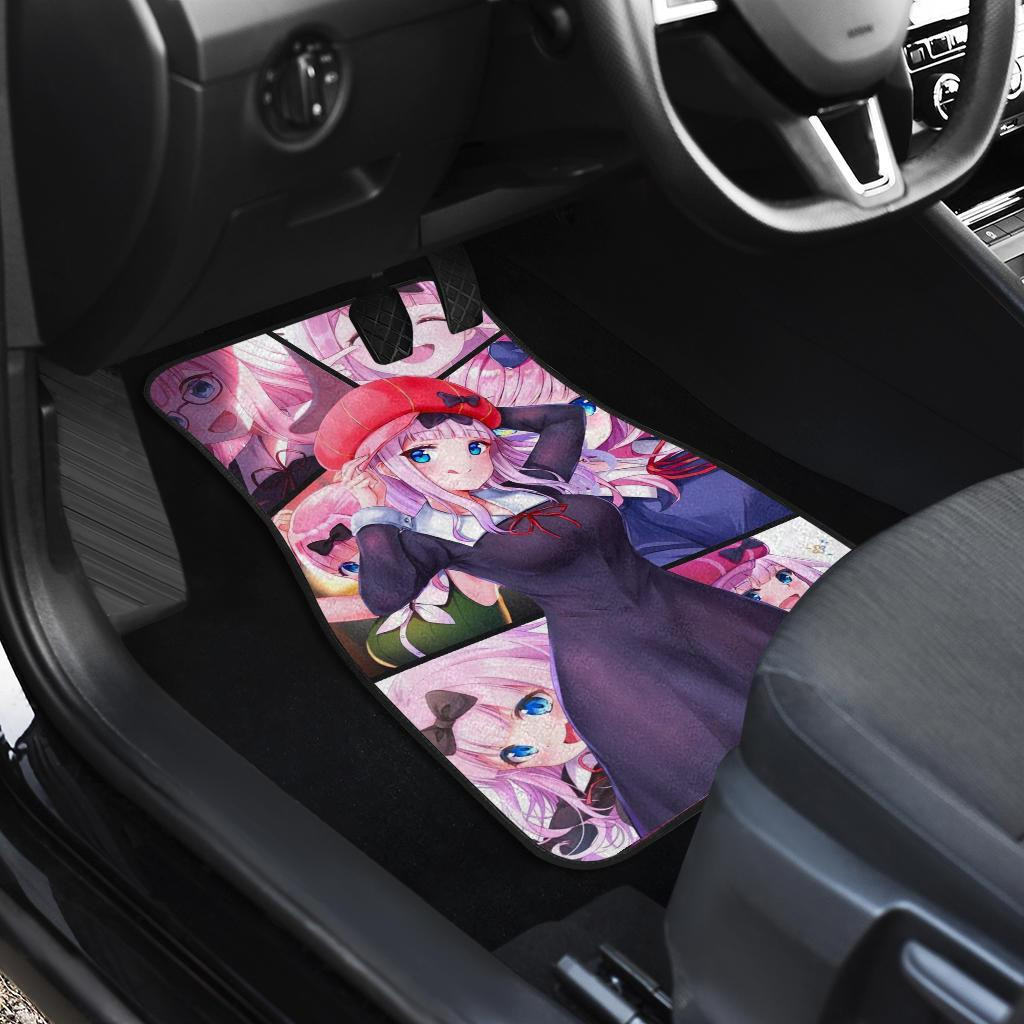 anime girl pink hair black dress car floor mats 1910170zevf