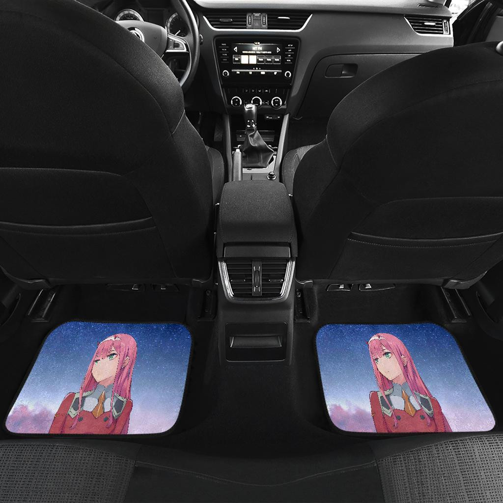 zero two darling in the franxx missing moment car floor mats