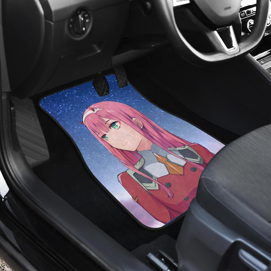 zero two darling in the franxx missing moment car floor mats