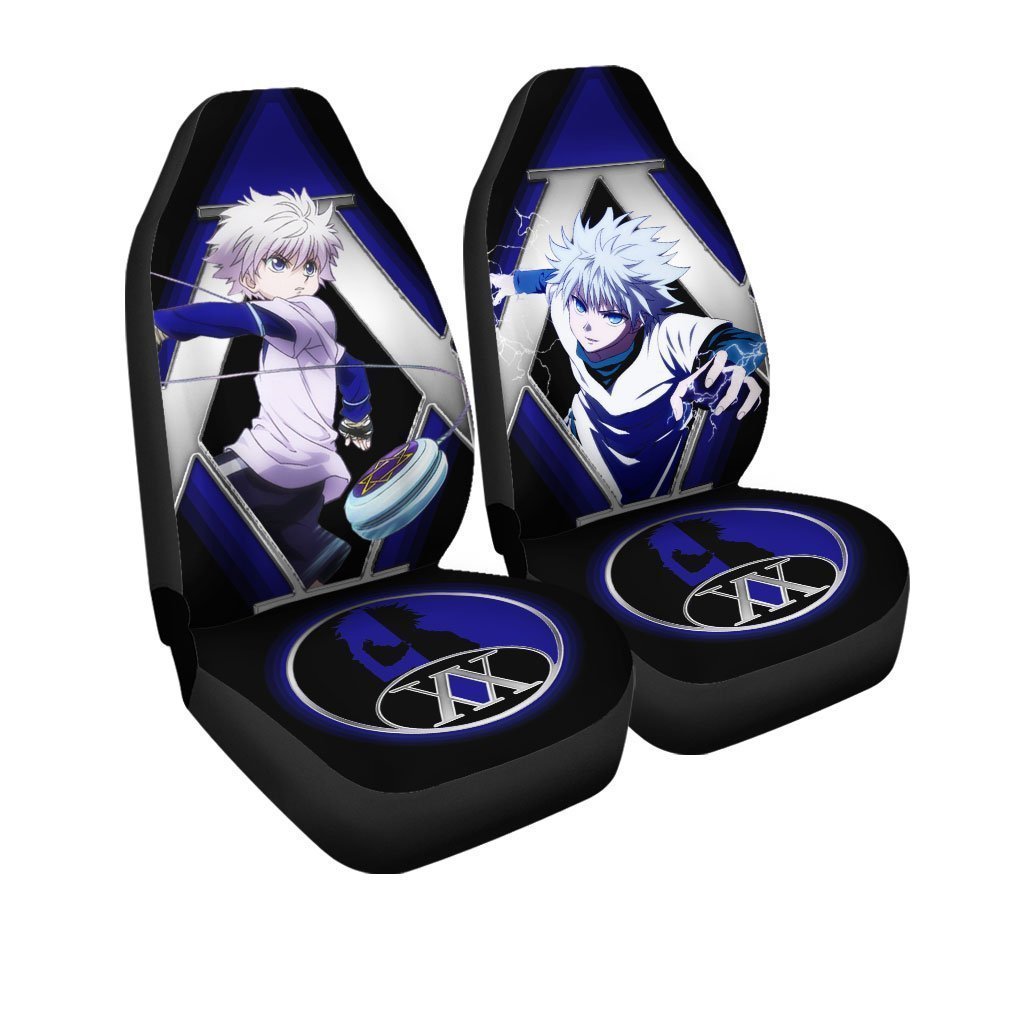 Killua Zoldyck Car Seat Covers Custom Hunter x Hunter Anime Car
