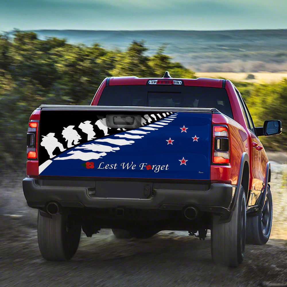 anzac day truck tailgate decal sticker wrap new zealand lest we forget lha1977td8ihzq