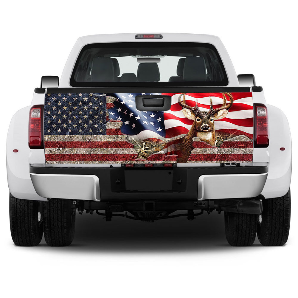 Deer Hunting Truck Tailgate Decal Sticker Wrap | US BestChoosing