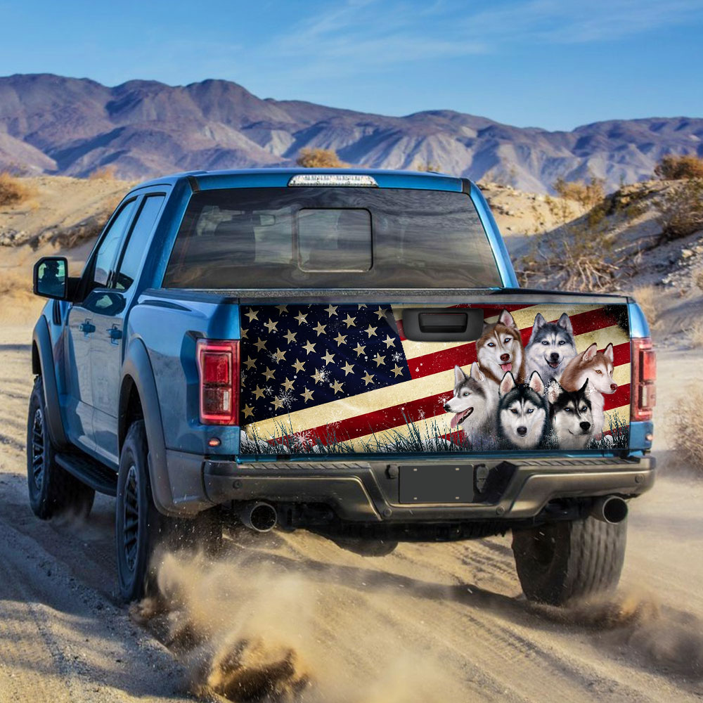 Husky American Truck Tailgate Decal Sticker Wrap – US BestChoosing