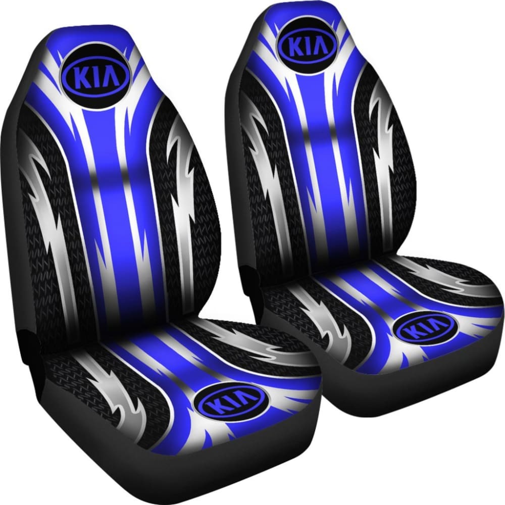 2 front kia seat covers blue 144627tgpwt