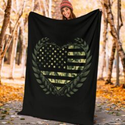 army fleece blanket soldier blanket camo american flag 53fia