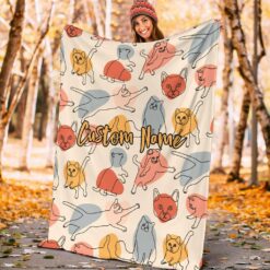 cats blanket cats print blanket cat throw blanket cat bmuye