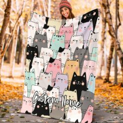 cats blanket cats print blanket cat throw blanket cat hkrqe