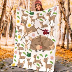 deer blanket deer trow blanket deer fleece blanket deer 99lt7