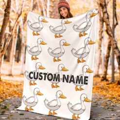 duck blanket duck throw blanket duck lover fleece blanket bbnkl