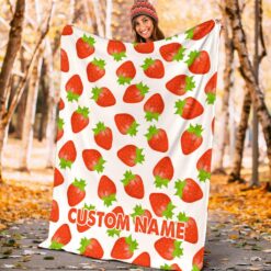 strawberry blanket strawberry throw blanket strawberry iiofm