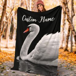 swan blanket swan duck throw blanket swan geese fleece 0w0ta