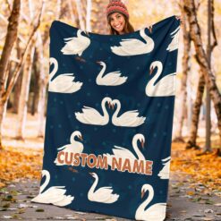 swan blanket swan duck throw blanket swan geese fleece 2wpvh