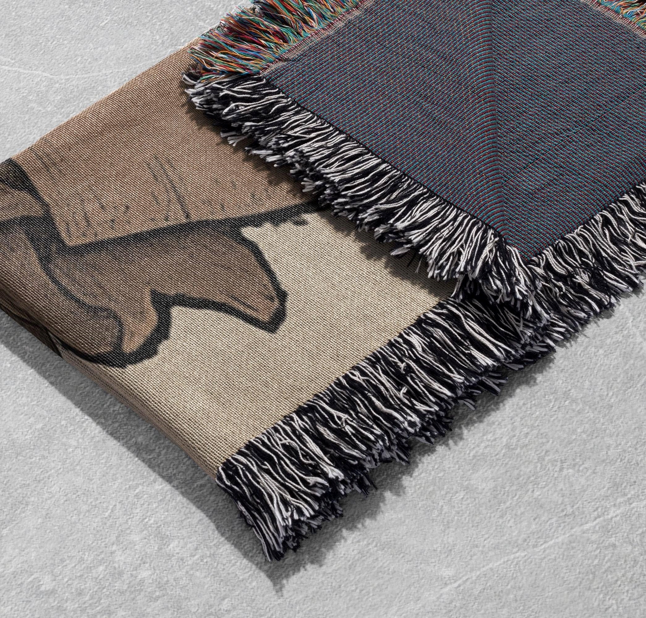 otterly in love woven blanket adorable otter couple art throw for cozy nature inspired decor cottagecore tapestry