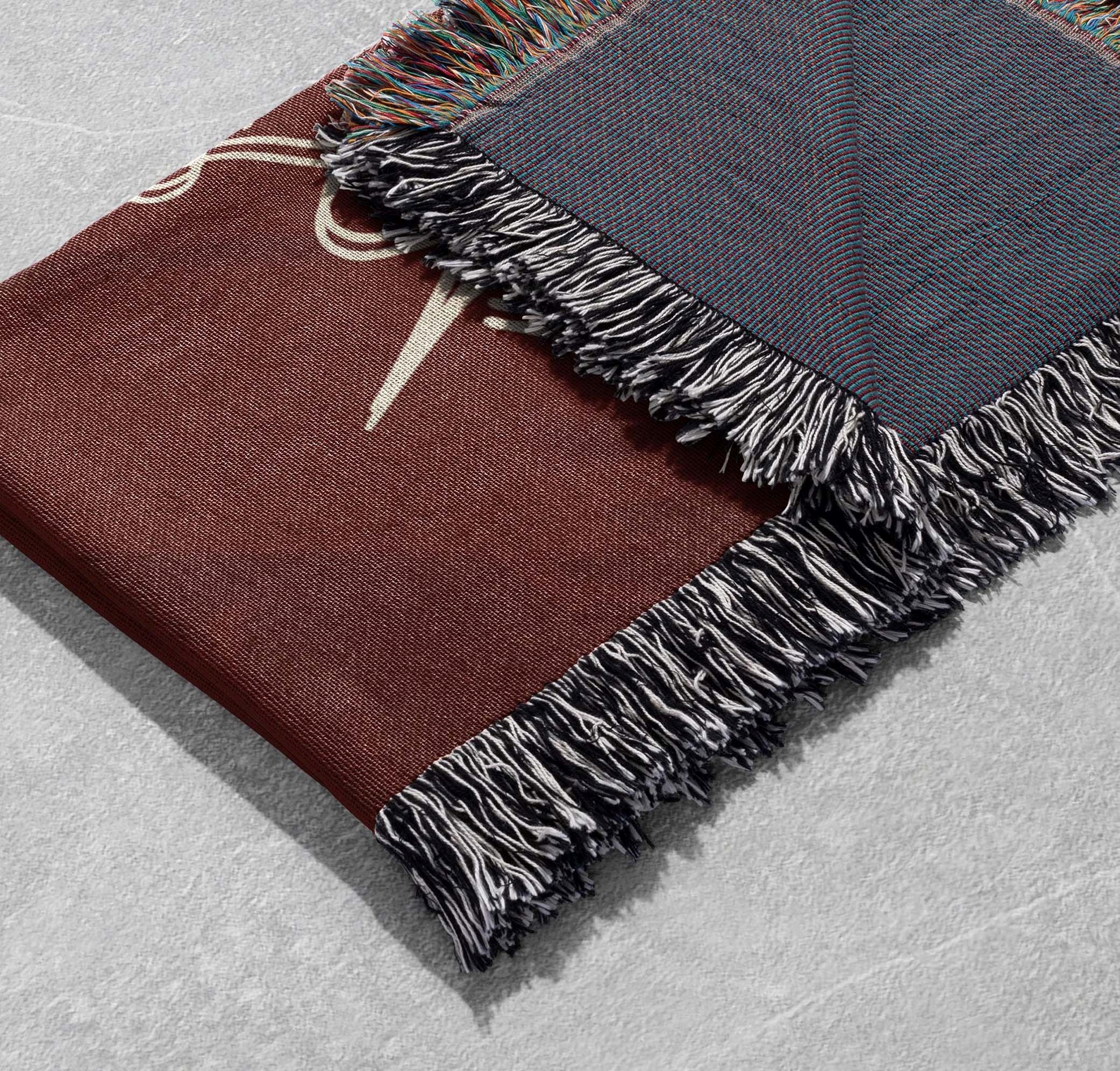 vintage glamour woven blanket retro elegance throw cottagecore tapestry