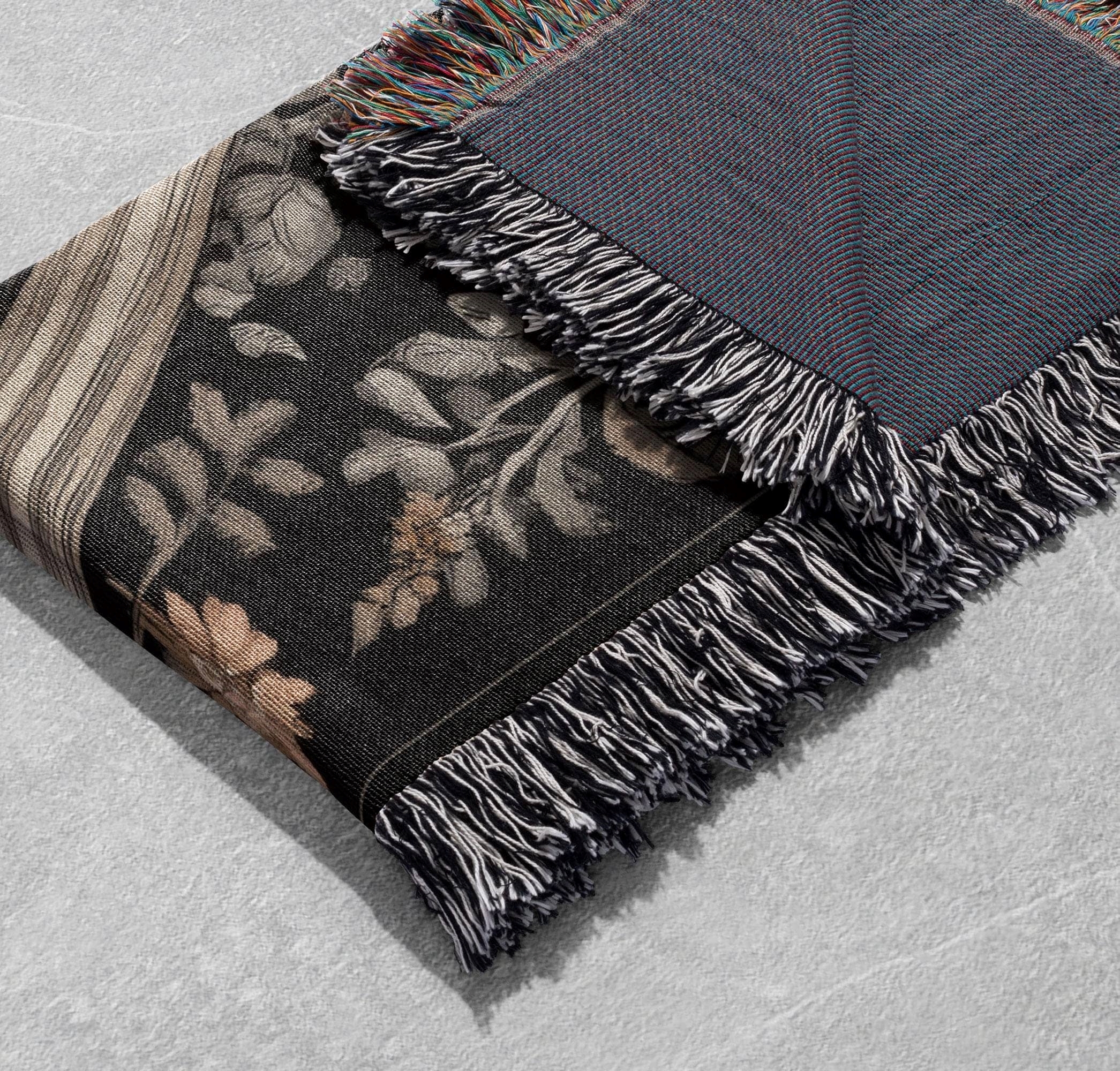 dinosaur woven blanket vintage brachiosaurus tapestry prehistoric home decor