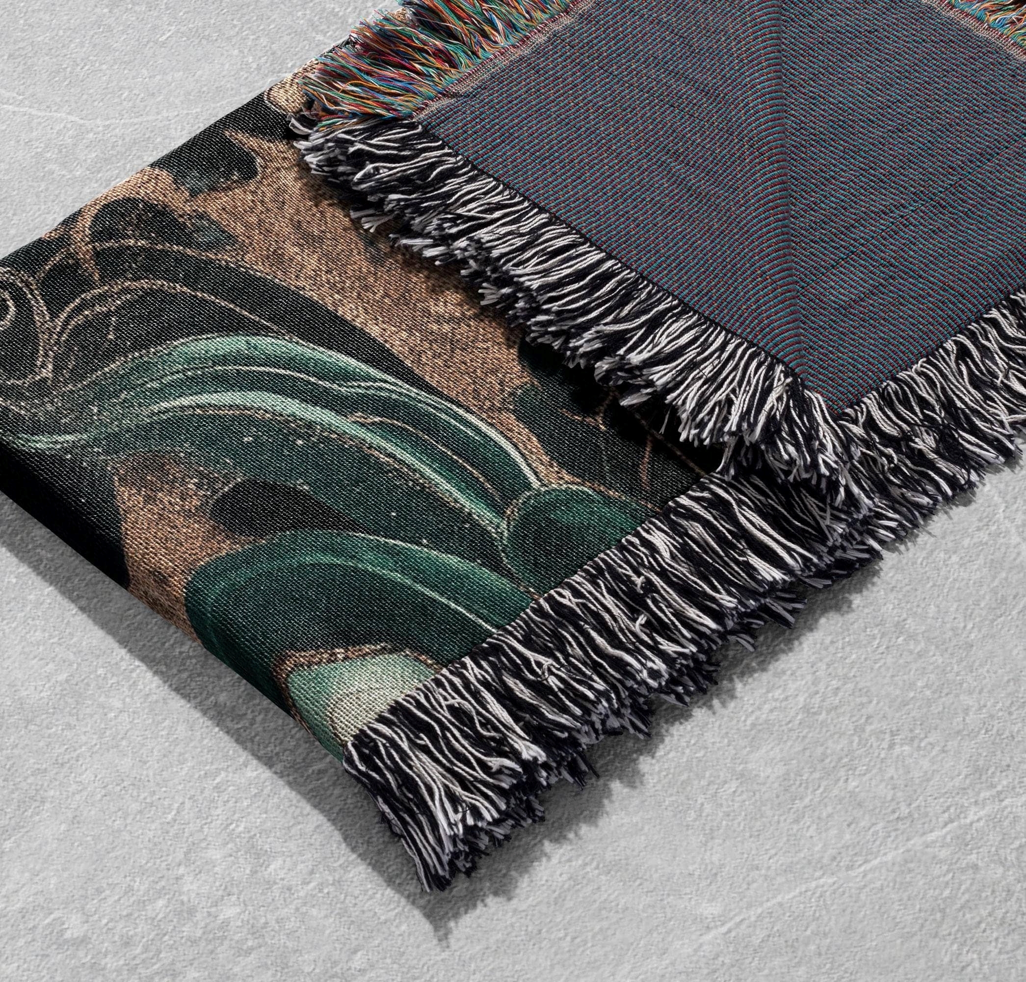 majestic dragon woven blanket oriental mythology art throw cottagecore tapestry