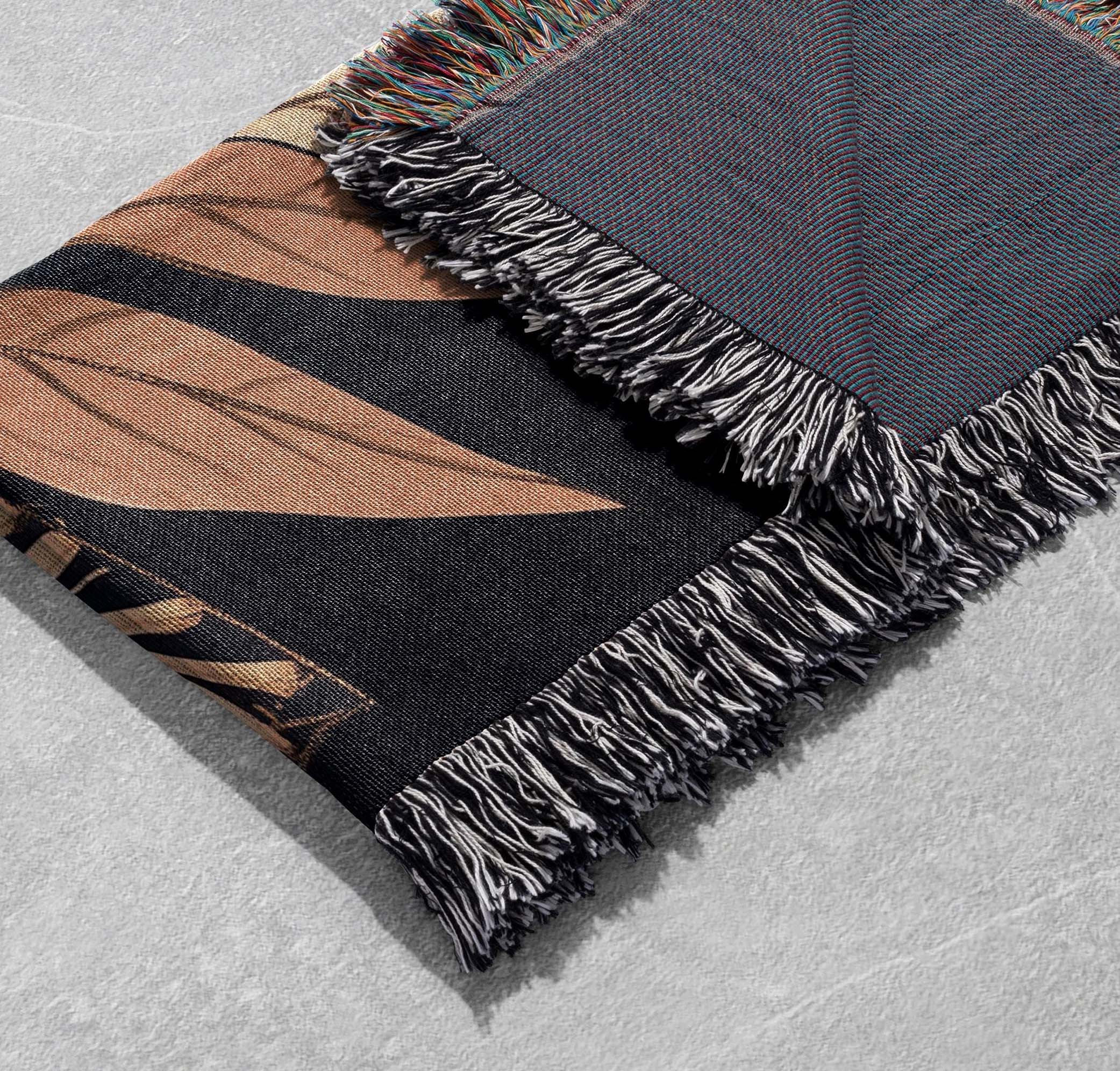 floral elegance woven blanket bold botanical throw cottagecore tapestry